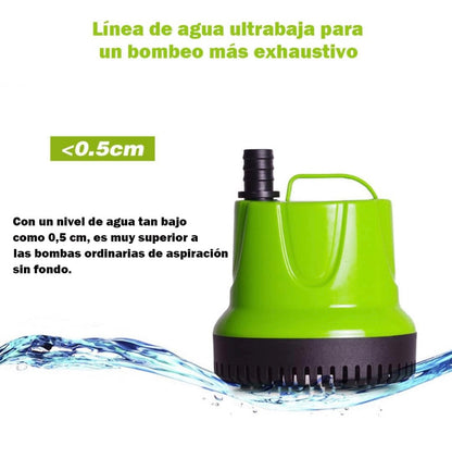 Bomba sumergible para extracción de agua