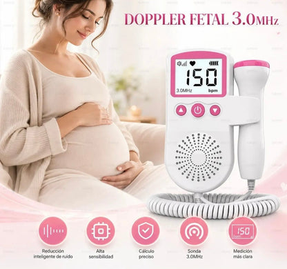 Doppler fetal son transductor impermeable
