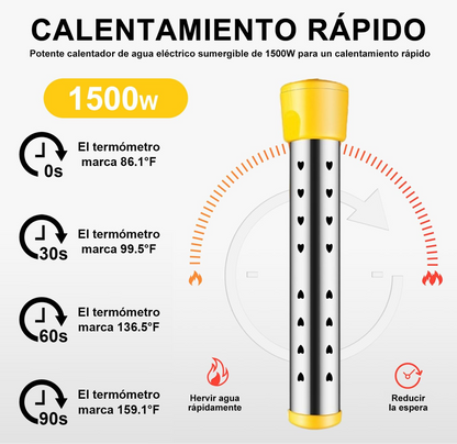 Calentador de agua eléctrico sumergible