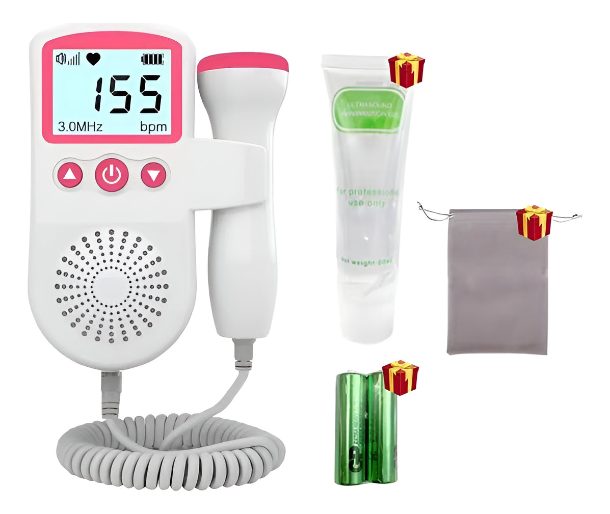 Doppler fetal son transductor impermeable